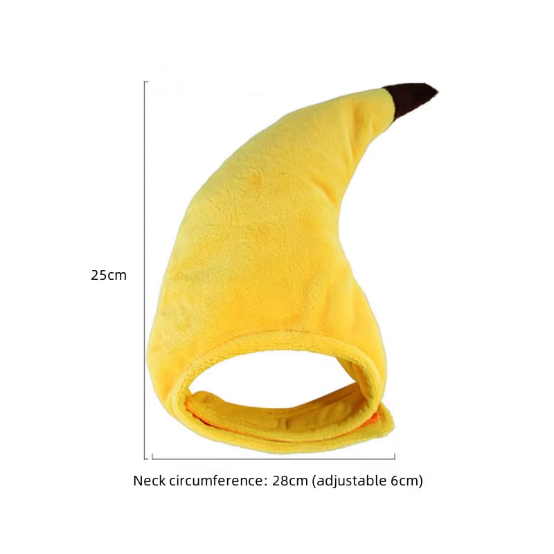  Cute Pet Costume Banana Cap