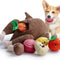 Nocciola 7PCS Turkey Squeaky Dog Toys for Small and Medium Dogs - Interactive and Durable